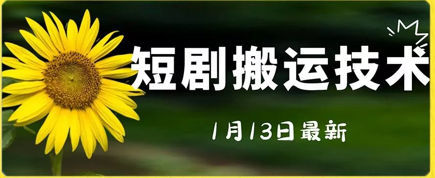 最新短剧搬运技术，电脑手机都可以操作，不限制机型-山河网创