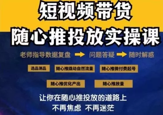 2024好物分享随心推投放实操课，随心推撬动自然流量/微付费起号/优化产出-山河网创