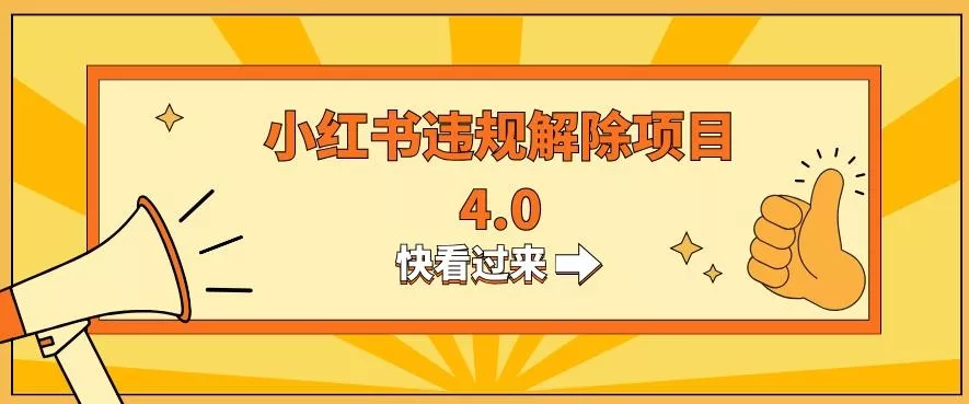 小红书违规掘金蓝海项目，日入800+（附带引流办法及解除办法）-山河网创