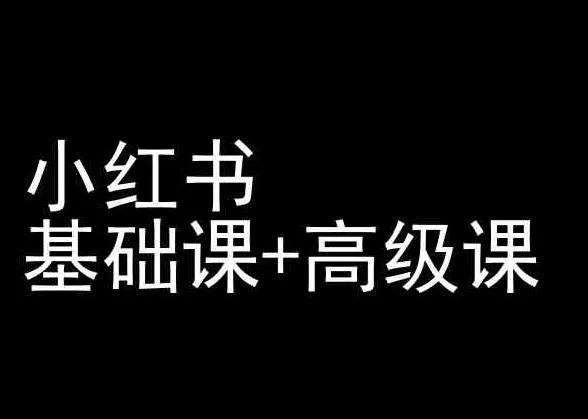 小红书基础课+高级课-小红书运营教程-山河网创