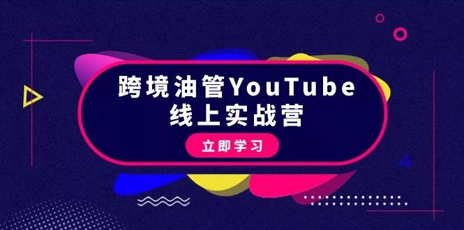 (9389期)跨境油管YouTube线上营：大量实战一步步教你从理论到实操到赚钱(45节)-山河网创
