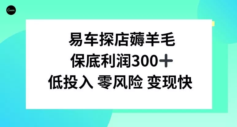 易车APP首页十亿补贴活动，选择到店补贴，保底利润300+-山河网创