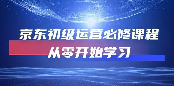 京东初级运营必修课程，从零开始学习(49节课-山河网创