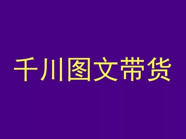 千川图文带货，测品+认知+实操+学员问题，抖音千川教程投放教程-山河网创