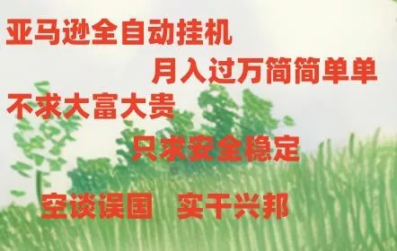 亚马逊全自动浏览挂机，，收益稳定且前景广阔-山河网创