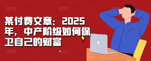 某付费文章：2025年，中产阶级如何保卫自己的财富-山河网创