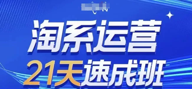 淘系运营21天速成班(更新24年12月)，0基础轻松搞定淘系运营，不做假把式-山河网创