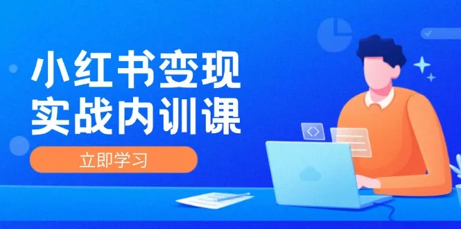 小红书变现实战内训课，0-1实现小红书-IP变现 底层逻辑/实战方法/训练结合-山河网创