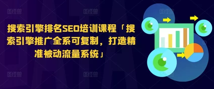 搜索引擎排名SEO培训课程「搜索引擎推广全系可复制，打造精准被动流量系统」-山河网创