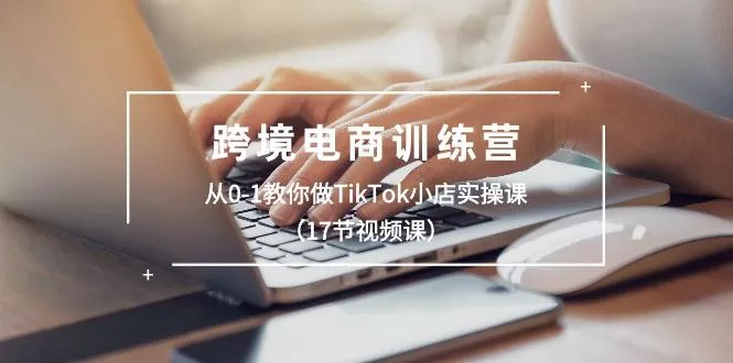 跨境电商训练营：从0-1教你做TikTok小店实操课(17节视频课-山河网创