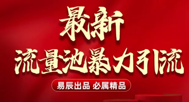 最新“流量池”无门槛暴力引流(全网首发)日引500+-山河网创
