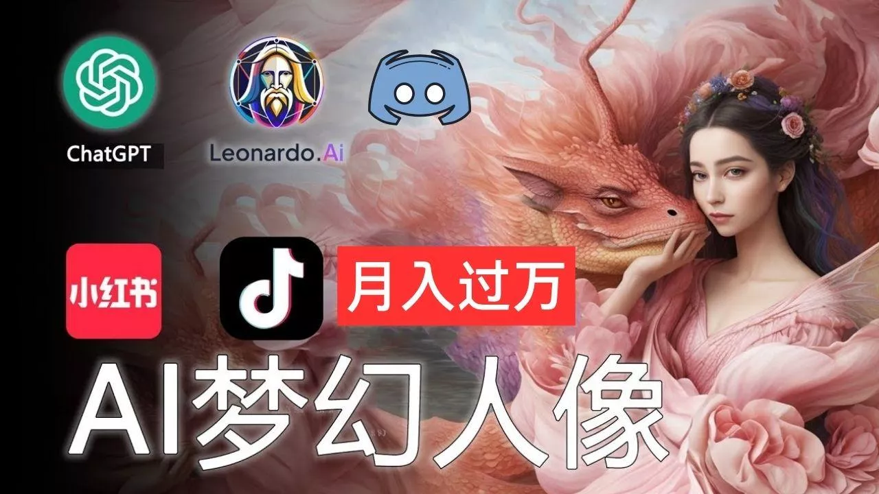 AI摄影梦幻人像：零基础也能月入过万的秘密-山河网创
