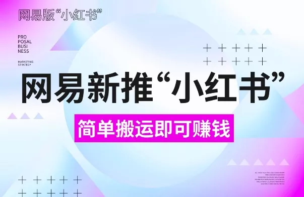 网易官方新推“小红书”，搬运即有收益，新手小白千万别错过(附详细教程)【揭秘】-山河网创