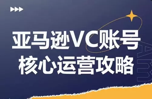 亚马逊VC账号核心玩法解析，实战经验拆解产品模块运营技巧，提升店铺GMV，有效提升运营利润-山河网创