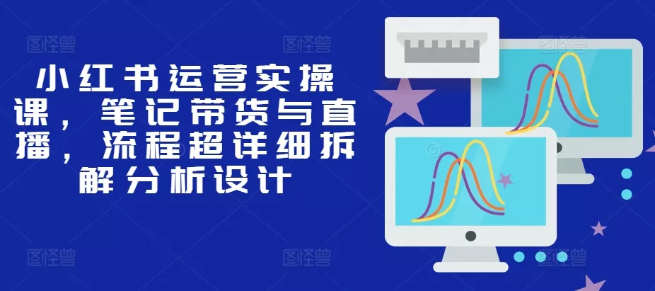 小红书运营实操课，笔记带货与直播，流程超详细拆解分析设计-山河网创